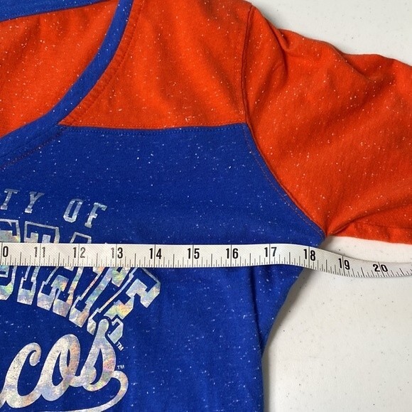 Rivalry Threads T-Shirt  Boise State Broncos Short Sleeve Novelty Print V-Neck - Picture 10 of 12